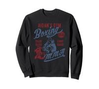 Aidan's Gym Boxing MMA Retro Design for the Name Aidan Sweatshirt