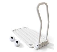 Aidapt 2-in-1 Bed Assist Rail with Straps. Adjustable Bed Grab Bar Support Handle for Elderly & Disabled, Fits Single to King Beds, Divan & Slatted Frame, 160kg Capacity, Easy Fit Mobility Aid