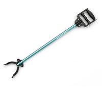 Aidapt 31" Aluminium Grabber Tool/Litter Picker, Arthritis-Friendly Trigger Spade Handle, Durable Lightweight Reach Extender with Rubber Grip Jaw for Easy Pick Up