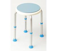 Aidapt 360° Rotating Shower Stool Chair with Adjustable Height - Non-Slip Lightweight Bathroom Seat for Elderly, Disabled & Limited Mobility Users