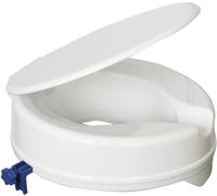 Aidapt 4 inch Senator Raised Toilet Seat with Lid (Eligible for VAT relief in the UK)