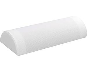Aidapt 50cm 4 in 1 Half Moon Memory Foam Orthopaedic Pillow With Cooling Gel Layer - Lumbar Support Cushion - Bolster Pillow Ideal For Neck, Lower Back, Knees & Legs.