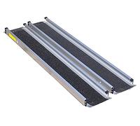 Aidapt 5FT Telescopic Wheelchair Ramps.Non-slip Coating on Tread,Raised Edges,Scooter,Disability,Lock in Place,Compact Size,Lightweight Aluminium,Carry Bag Included,Use with Cars,Thresholds,Kerbs