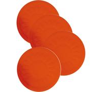 Aidapt 9cm Round Coaster Red Pack Of 4 Aidapt Red