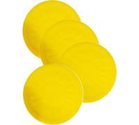 Aidapt 9cm Round Coaster Yellow Pack Of 4 Aidapt Yellow