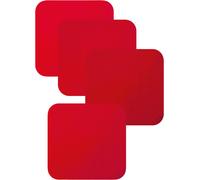Aidapt 9cm Square Coasters Red Pack 4 Aidapt Red