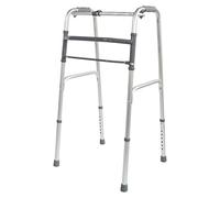 Aidapt Adjustable Height Folding Aluminium Lightweight Walking Frame with Fast Fold Mechanism and Anti Slip Ferrule Feet to Aid Stability and Confidence When Walking Aid