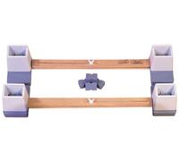 Aidapt Adjustable Height Linked Bed Height Raiser For Use with Bed and Furniture Legs