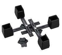 Aidapt Chair Raiser Kit – Adjustable Linked Height Raiser for Chair Legs – Black