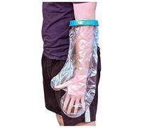 Aidapt Adult Reusable Waterproof Protector for Users with Wide Short Arms to Keep Casts, Bandages and Dressings Dry on Arm, Elbow, Wrists, Fingers and Thumbs When Showering and Bathing.
