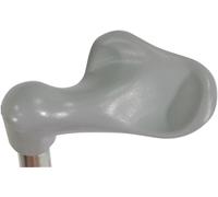 Aidapt Alum. Ergonomic W Stick Left Small in Natural Aidapt Natural