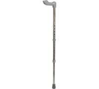 Aidapt Large Right Handed Adjustable Height Lightweight Walking Stick with Anti Slip Ferrule Foot to Aid Stability and Confidence when Walking Supplied with a Hanging Carry Strap for The Taller user