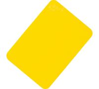 Aidapt Yellow Silicone Rubber Non Slip Table and Tray Mat 25 x 18 cm