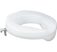 Aidapt 50mm (2") Elevation Raised Comfortable Toilet Seat Easy Fit White