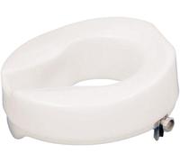 Ashby Easy Fit Raised Toilet Seat - Opaque white / 2in