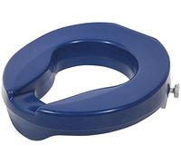Aidapt Ashby Raised Toilet Seat, Blue, 2-Inch