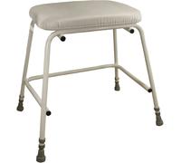 Bariatric Perching Stool - White And Grey