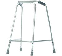 Aidapt Bariatric Standard Adjustable Height Aluminium Lightweight Walking Frame with Anti Slip Ferrule Feet to Aid Stability and Confidence When Walking Aid