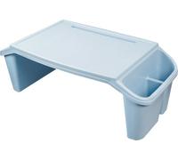 Aidapt Plastic Bed Tray Table with Legs and Side Storage.Stackable,Portable,Breakfast in Bed,Laptop Stand,Tray,Eating,Reading,Drawing,Gaming,Laptray,Bedridden,Elderly,Portable table,Dining Tray