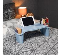 Aidapt Plastic Bed Tray Table with Legs and Side Storage.Stackable,Portable,Breakfast in Bed,Laptop Stand,Tray,Eating,Reading,Drawing,Gaming,Laptray,Bedridden,Elderly,Portable table,Dining Tray