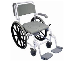 Aidapt Bewl Self Propelled Shower and Commode Chair (Eligible for VAT relief in the UK)