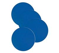Aidapt Blue Non Slip Heat Proof Coasters Round 9x9 cm for Coffee, Tea, Beer, Mug, Wine on Tables, Counters, Cabinets Pack of 4