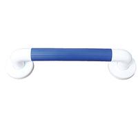Aidapt President Handrail - Ribbed UPVC Grab Bar 300mm (12") with Support Rail - Blue