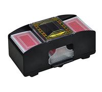 Aidapt Card Shuffler for one or two packs of standard playing cards (not supplied) Great product for those with arthritis or other conditions. Battery powered by 4 x AA batteries (not supplied).