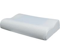 Cooling Gel Comfort Memory Foam Contour Pillow with Removable Soft Air Knit Fabric Aidapt White One Size