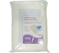 Aidapt Cooling Gel Comfort Memory Foam Pillow in White Aidapt White