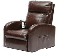 Aidapt Daresbury Riser and Recliner Electric Arm Chair With OKIN Motor for Safety, Easy to Work Remote Control and Easy Clean PU Material for Use in Lounge, Sitting Room and Bedrooms.