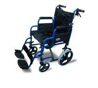 Deluxe Attendant Propelled Steel Wheelchair