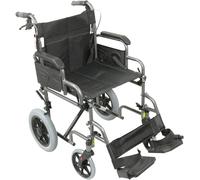 Aidapt Swallow Deluxe Attendant Propelled Steel Wheelchair (Eligible for VAT relief in the UK)