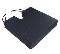 Aidapt Deluxe Coccyx Wedge Memory Foam Cushion Seat for Posture Back Support for Office Chair, Travel, Car Seat, Wheelchair, Sciatica Lower Back Pain Relief Aid