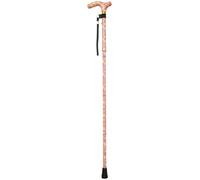 Aidapt Folding Walking Stick Printemp – Patterned Fold-Down, Adjustable, Lightweight, Anti-Slip