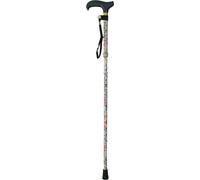Aidapt Deluxe Folding Walking Cane Japanese White