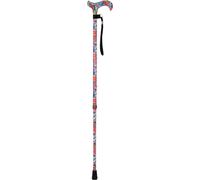 Aidapt Deluxe Patterned Walking Cane Floral in Natural Aidapt Natural