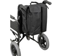 Aidapt Wheelchair/Scooter Storage Bag with Crutch Holders Water Resistant,Storage for Personal Items and Shopping,Holds Pair of Crutchesand Walking Sticks,Adjustable Straps,Secure,Multiple Compartments