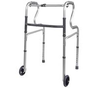 Aidapt Dual Riser Deluxe Folding Walking Frame 820x520x510mm Wheeled