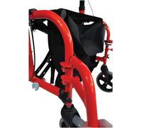 Duo Rollator & Transit Chair - Red
