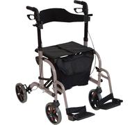 Duo Rollator & Transit Chair - Grey