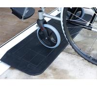 Aidapt Rubber Threshold Ramp 1070x310mm.No Fixing Required,Kerbs,Doorways,Split Level Rooms,Wheelchair,Scooter,Rollator,Walking Frame,Disability Access Ramp,Non-Slip,Cut to Size,Durable,Hard Wearing