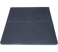 Aidapt Easy Threshold Rubber Ramp 60X760x750 in Black Aidapt Black