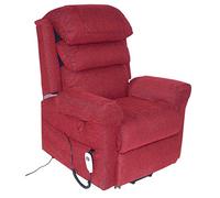 Aidapt Ecclesfield Riser and Recliner Electric Arm Chair With OKIN Motor for Safety, Easy to Work Remote Control and Hard Wearing Fabric Material for Use in Lounge, Sitting Room and Bedrooms.
