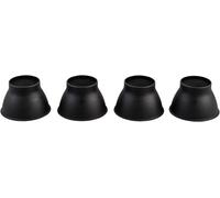 Aidapt Elephant Feet 9 cm Set Of 4 in Black Aidapt Black