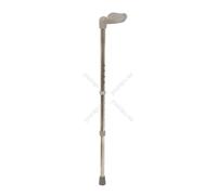Aidapt Aluminium Ergonomic Walking Stick - Small Left-Handed, Adjustable, Anti-Slip Ferrule