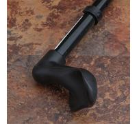 Aidapt Ergonomic Carbon Black Gloss Walking Stick RH Aidapt Black