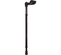 Aidapt Ergonomic Walking Stick – Deluxe Black Matt Printed Design – Right Handed