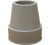 Aidapt Replacement Rubber Ferrule for Quad Canes - To suit VP159AA/AB - Grey - VAT relief (UK)