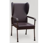 Aidapt Chesterfield Orthopaedic High Back Seat Chair With Adjustment for Leg and Back Height, Easy Wipe Clean Material For Use Elderly and Users With Limited Mobility In Living Rooms and Bedrooms.